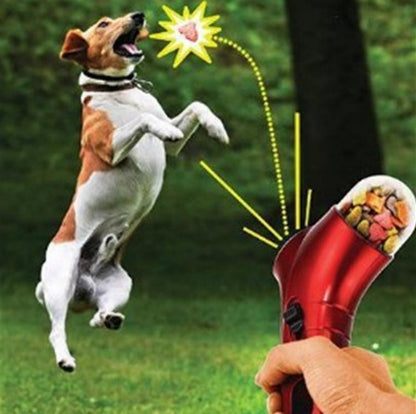 Interactive Dog Treat Launcher – Fun Catapult Food Feeder Toy for Dogs