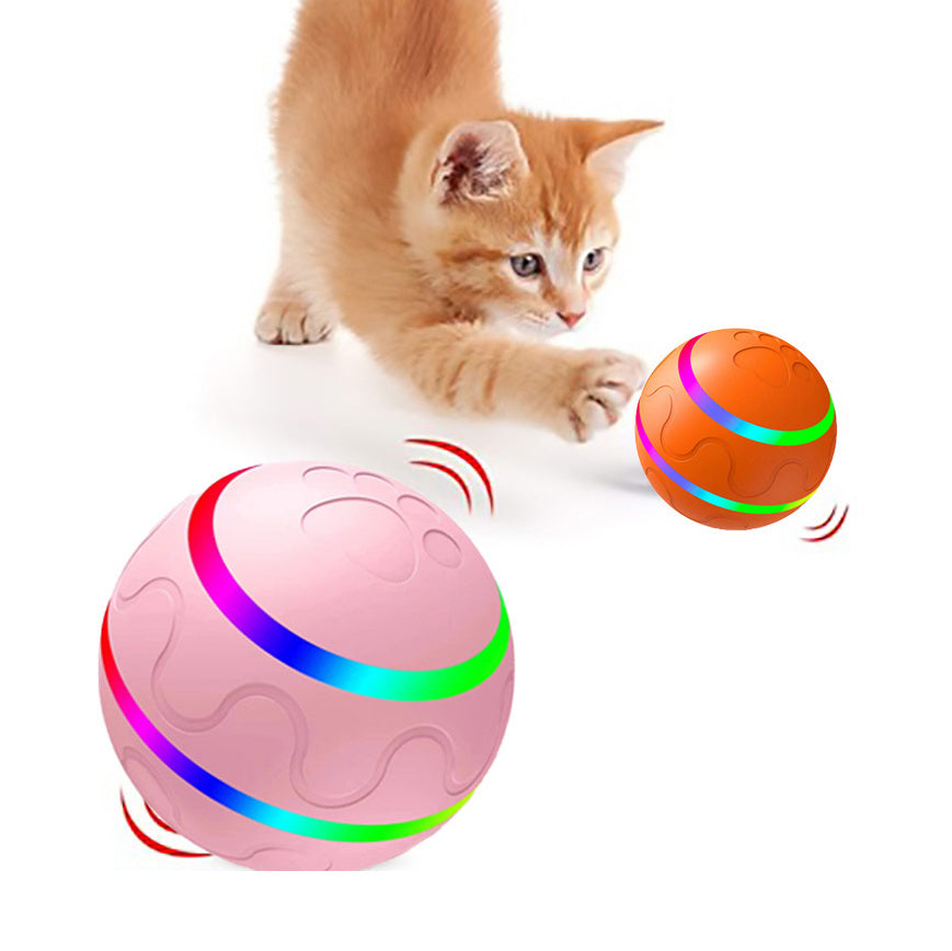 Intelligent USB Automatic Rotating Cat Toy Ball | Interactive Self-Spinning Toy 